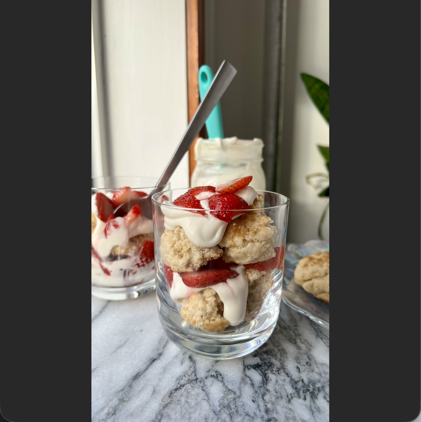 Strawberry Shortcake Cups for Two