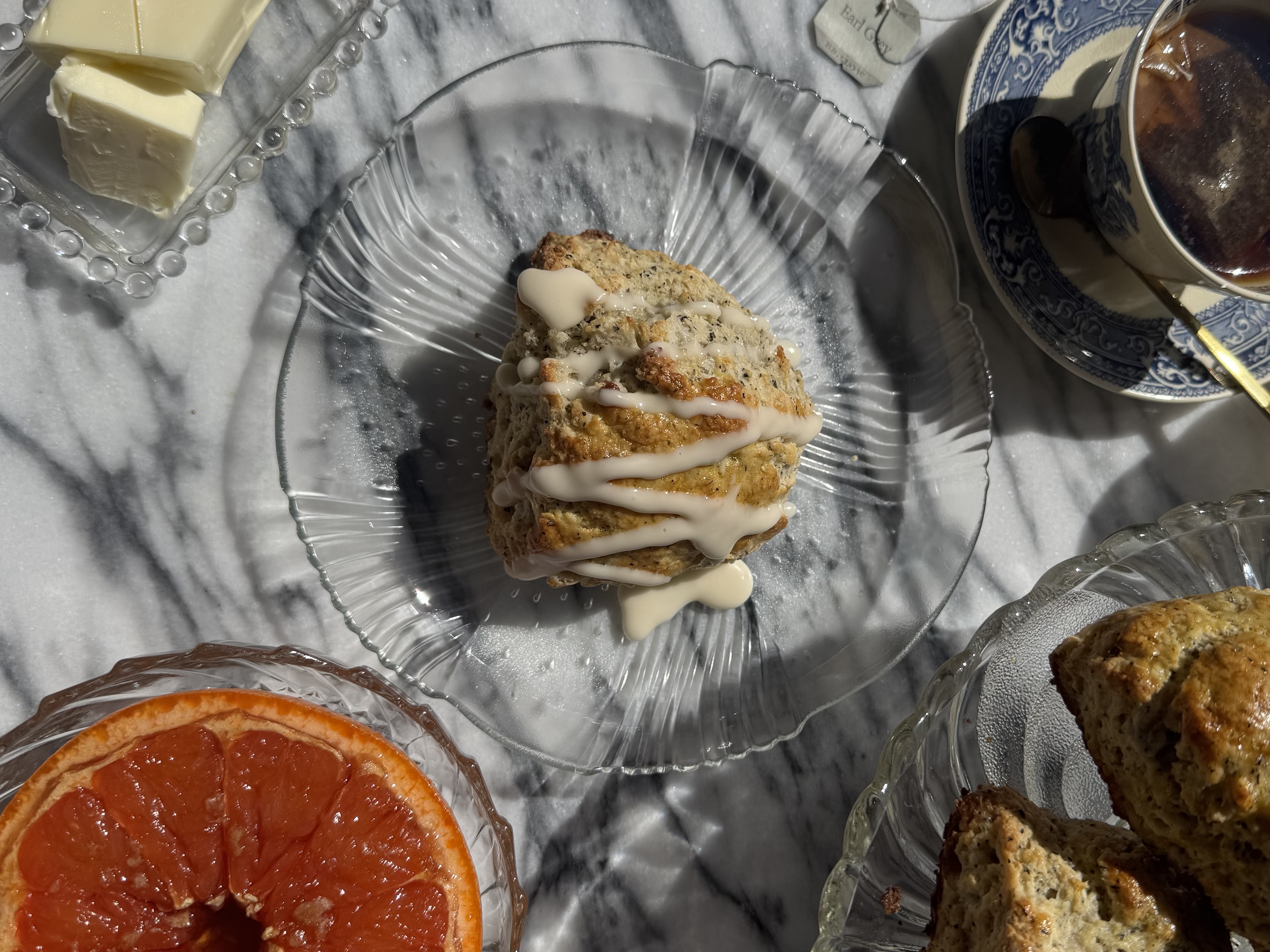 London Fog Scones
