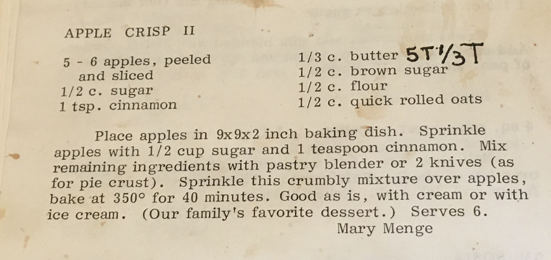 Apple Crisp